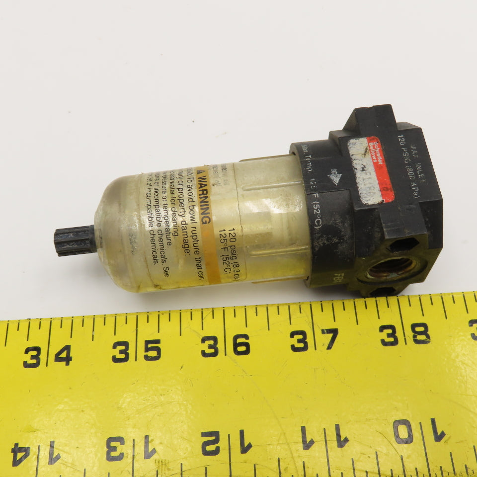 Schrader Bellows 7AF11BA 1/4" NPT Compressed Air Mist Filter Assembly