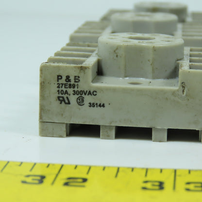 Potter & Brumfield 27E891 8-Pin Relay Bases 300VAC 10A Lot Of 10