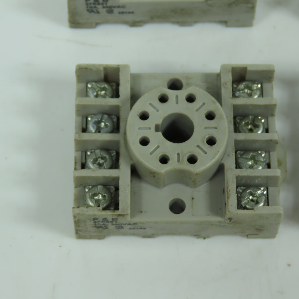 Potter & Brumfield 27E891 8-Pin Relay Bases 300VAC 10A Lot Of 10