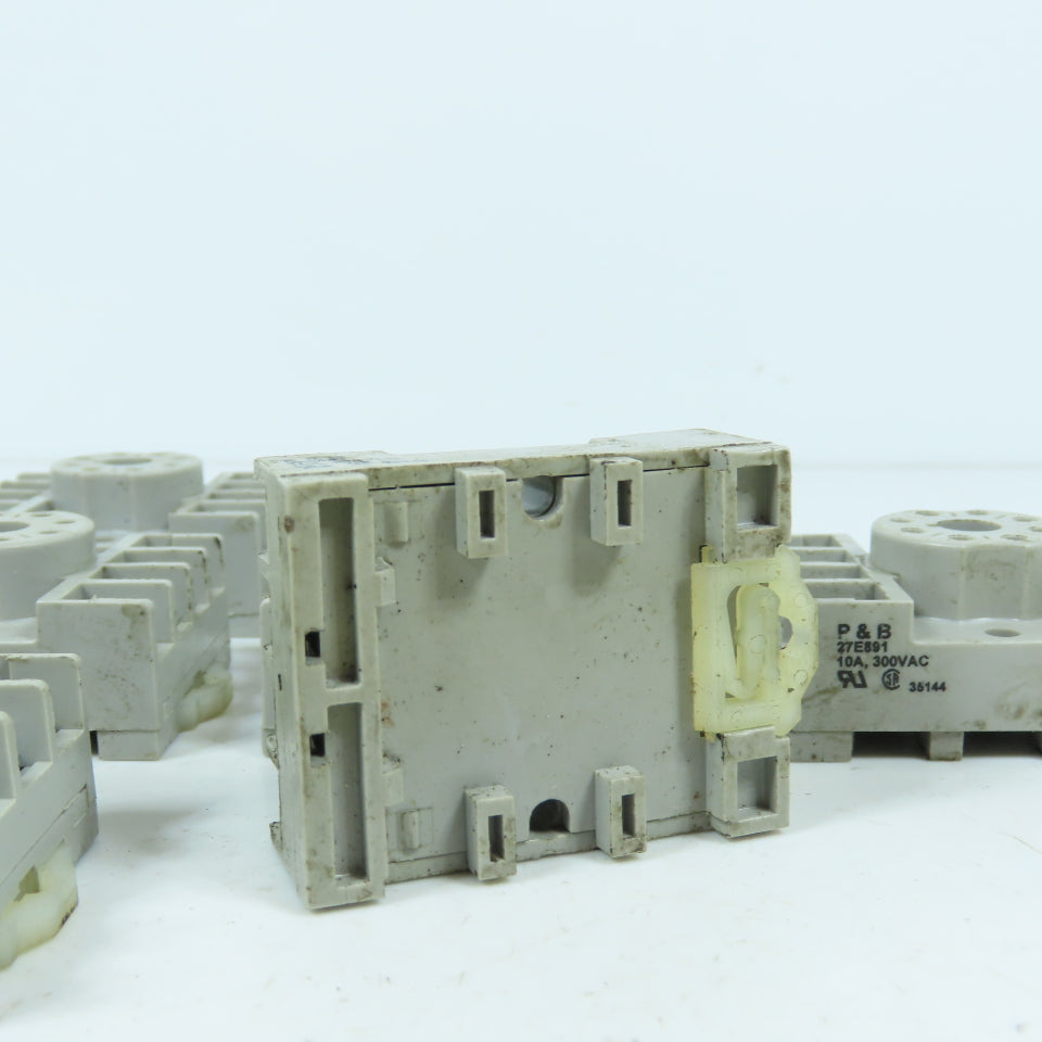 Potter & Brumfield 27E891 8-Pin Relay Bases 300VAC 10A Lot Of 10