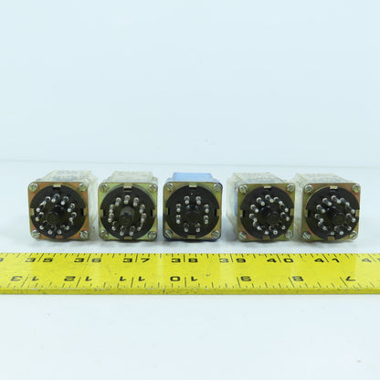 Deltrol 105A 10A 3PDT 120VAC General Purpose Relay 10-Amp 11-Pin Lot Of 5