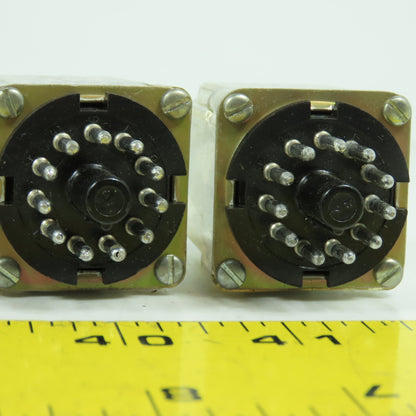 Deltrol 105A 10A 3PDT 120VAC General Purpose Relay 10-Amp 11-Pin Lot Of 5