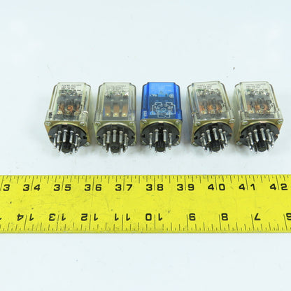 Deltrol 105A 10A 3PDT 120VAC General Purpose Relay 10-Amp 11-Pin Lot Of 5
