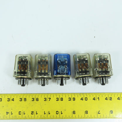 Deltrol 105A 10A 3PDT 120VAC General Purpose Relay 10-Amp 11-Pin Lot Of 5