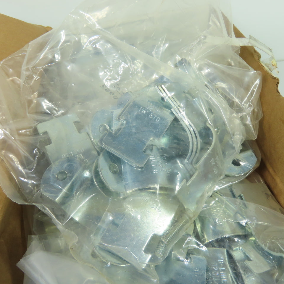 B-Line B20113 1-1/4" Rigid Conduit Pipe Clamp 1.66 OD PLTD Lot Of 50