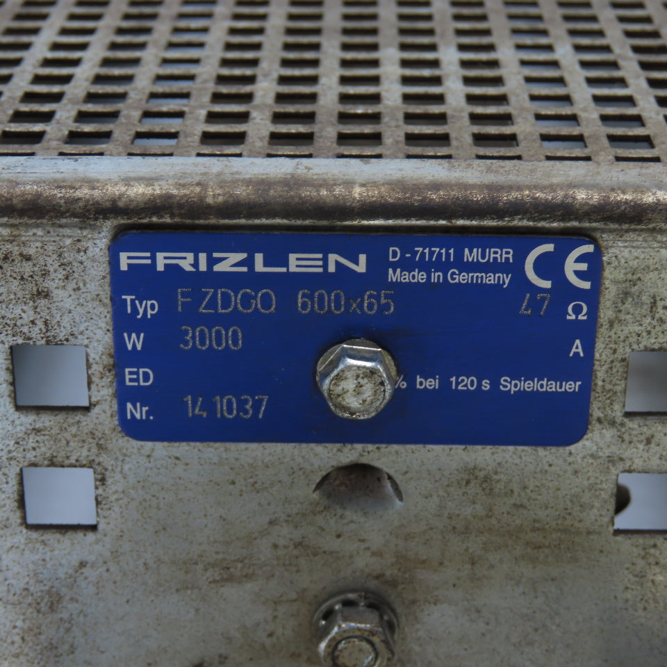Frizlen FDZGO 600X65 Power Brake Resistor 3000W D-71/11