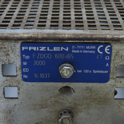 Frizlen FDZGO 600X65 Power Brake Resistor 3000W D-71/11