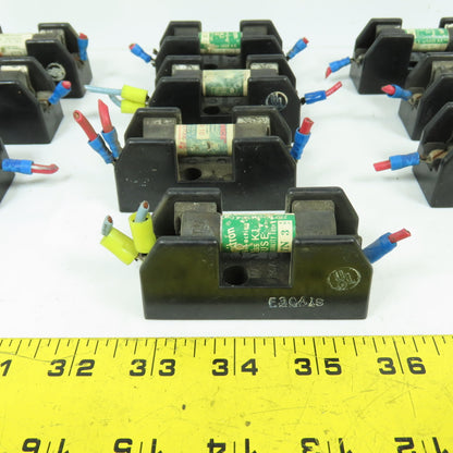 Marathon F30A1S 30A Single Pole Fuse Holders Block 250VAC Lot Of 13