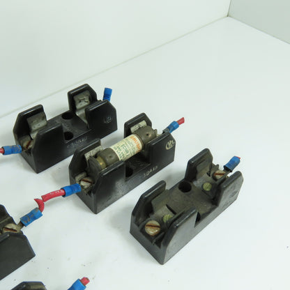 Marathon F30A1S 30A Single Pole Fuse Holders Block 250VAC Lot Of 13