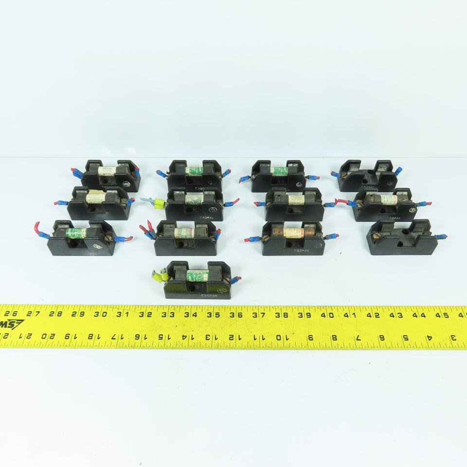 Marathon F30A1S 30A Single Pole Fuse Holders Block 250VAC Lot Of 13