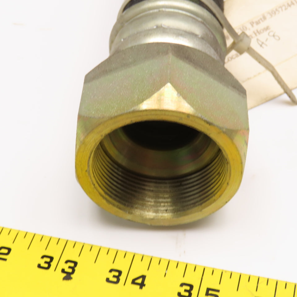 39575441 Air Compressor Hydraulic Hose 1.5" JIC Female Swivel 45"