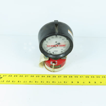 Amatek TCI TC-1-150 Liquid Filled Teflon Diaphragm W/ 0-60PSI Gauge
