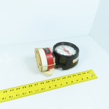 Amatek TCI TC-1-150 Liquid Filled Teflon Diaphragm W/ 0-60PSI Gauge