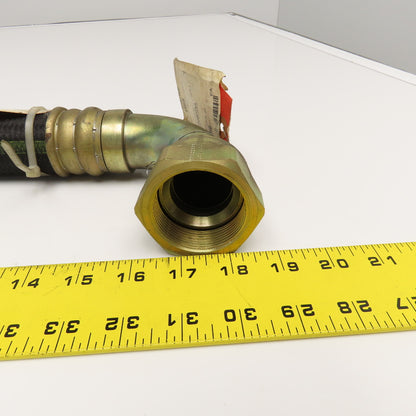 Ingersoll Rand 22172373 Air Compressor Hydraulic Hose 1.5" JIC Swivel Elbow 29"