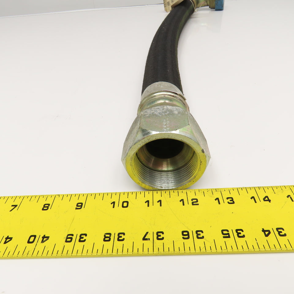 Ingersoll Rand 22172373 Air Compressor Hydraulic Hose 1.5" JIC Swivel Elbow 29"