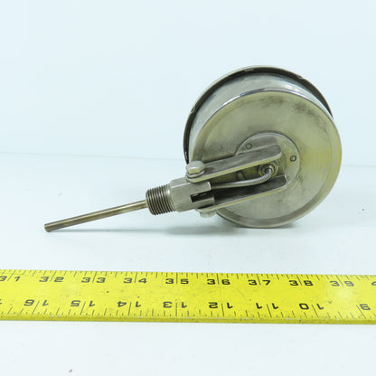 TPF 4-1/4" Stainless Steel Temperature Gauge 0-300°C Celsius Nitrogen Filled