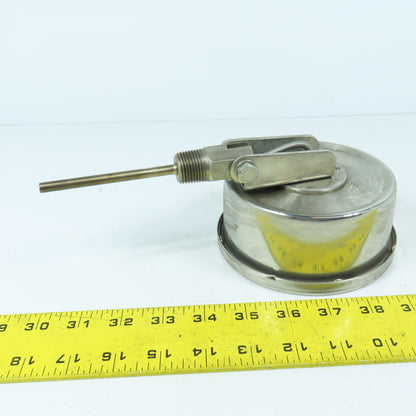 TPF 4-1/4" Stainless Steel Temperature Gauge 0-300°C Celsius Nitrogen Filled