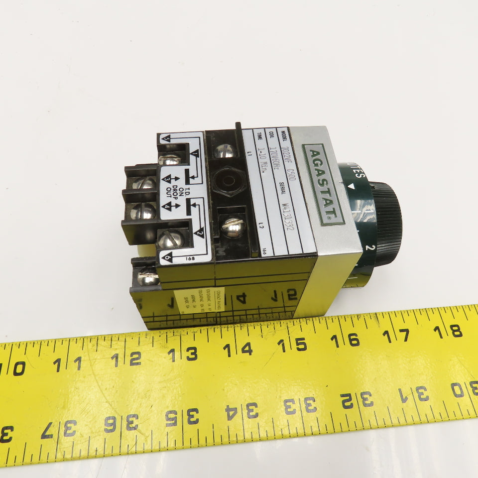 Agastat 7022VF 1-10 Min Time Delay Relay 170V 60Hz