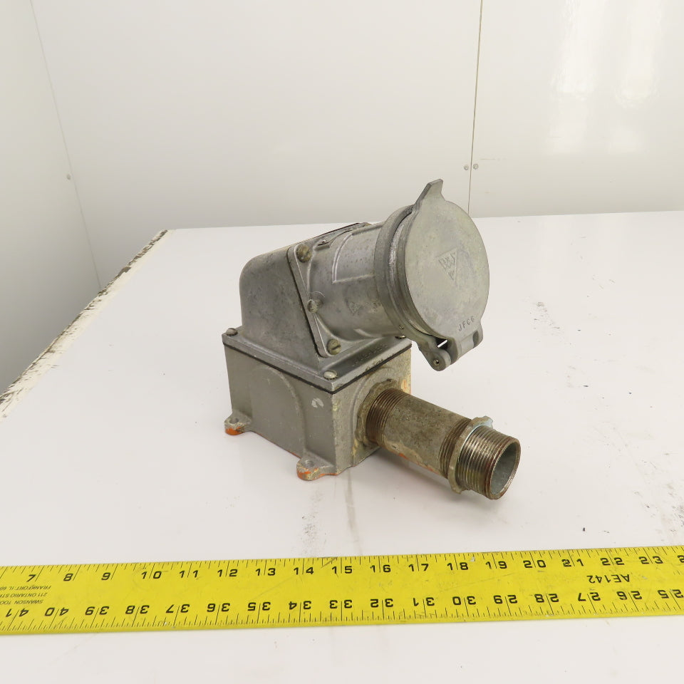 Russell & Stoll LRFA623 60A 600VAC Aluminum Receptacle Housing