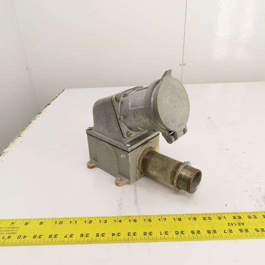 Russell & Stoll LRFA623 60A 600VAC Aluminum Receptacle Housing