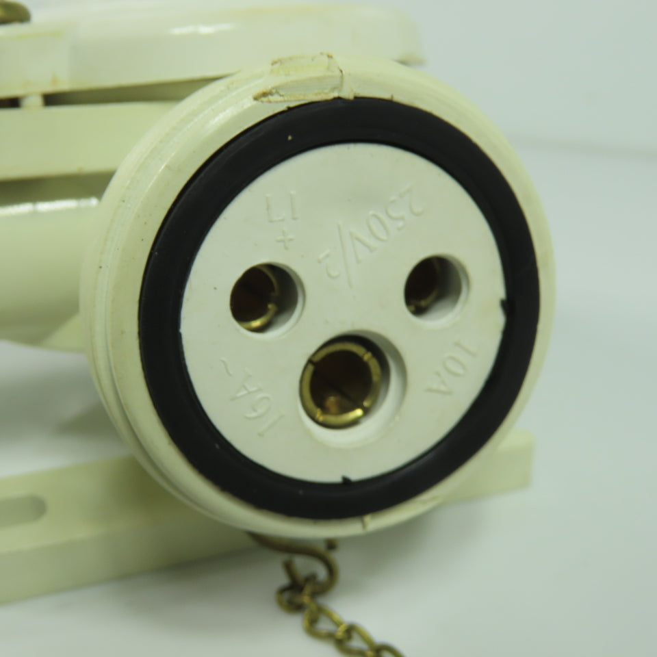 Gluck 2 Gland Receptacle IP56 250V 10-16A NEW