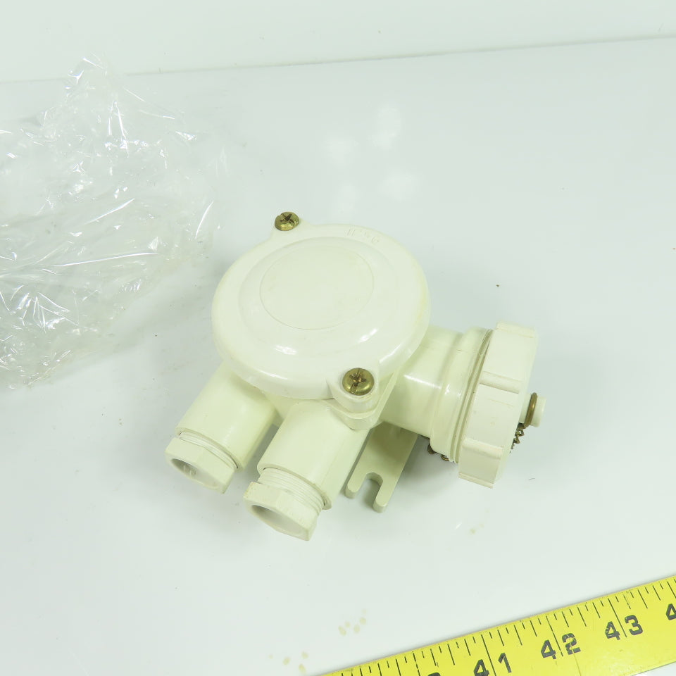 Gluck 2 Gland Receptacle IP56 250V 10-16A NEW