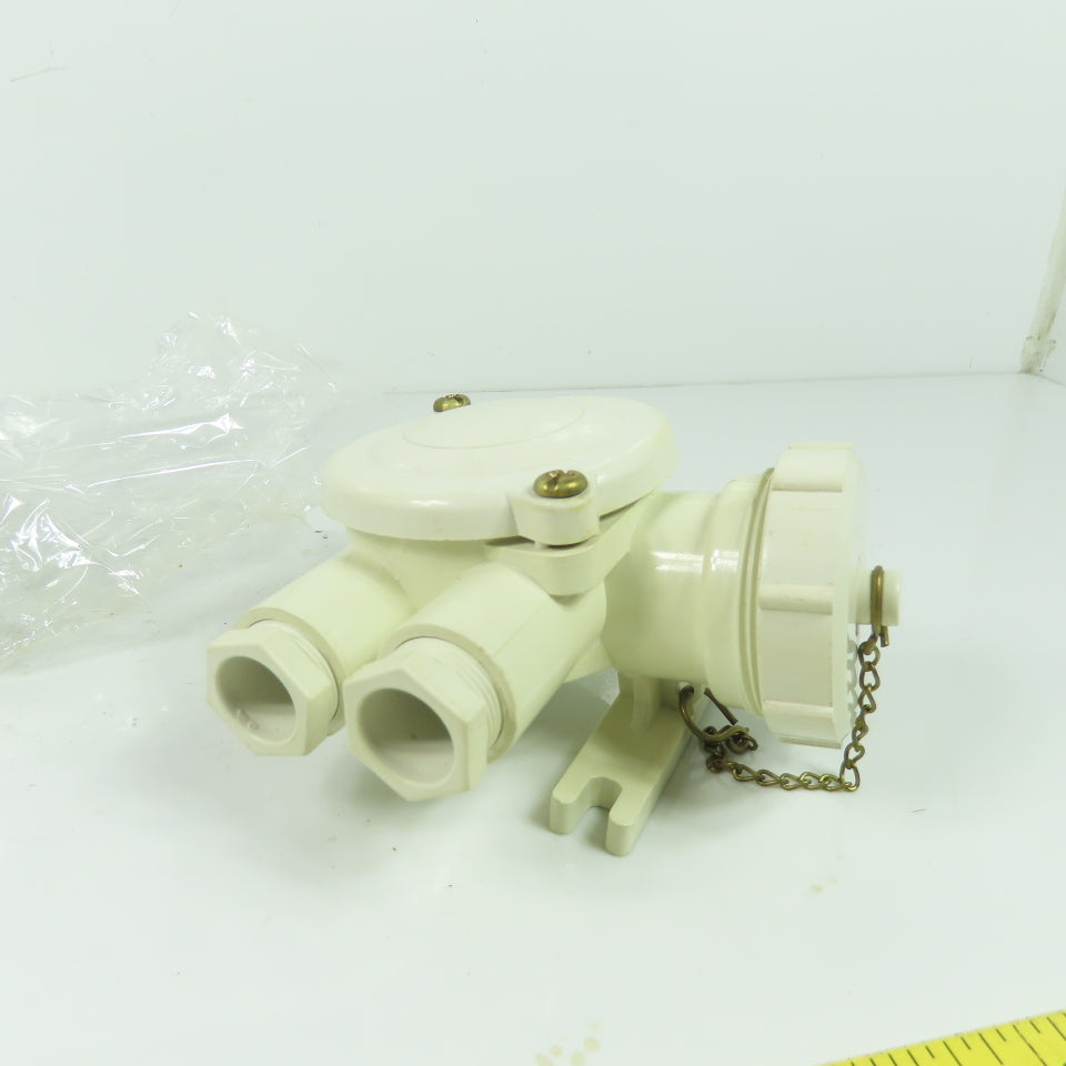 Gluck 2 Gland Receptacle IP56 250V 10-16A NEW