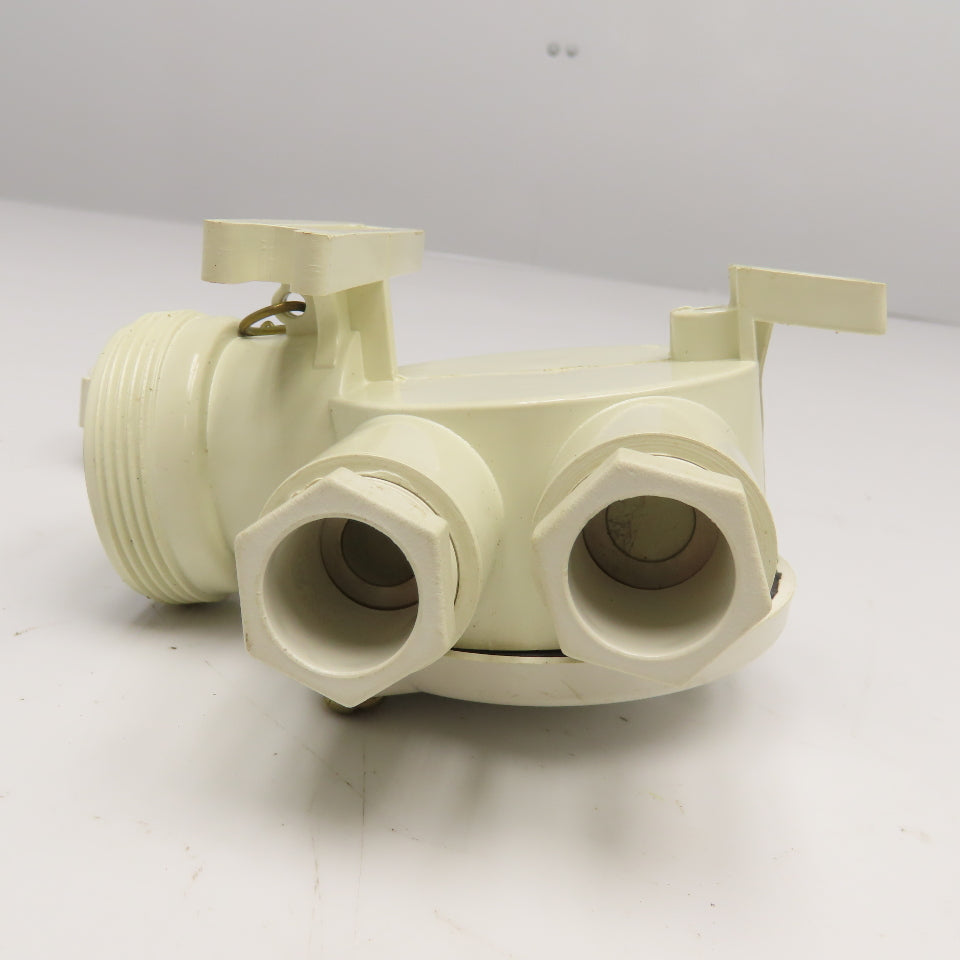 250V 10A 3 Pole IP56 Water Proof Marine Use Receptacle 2 Gland
