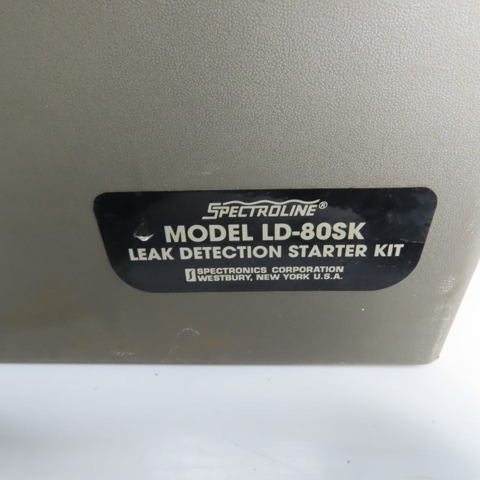Spectroline LD-80SK Leak Detector Kit FC-150 UV Lamp 120V (365nm) W/ Case