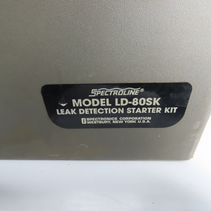 Spectroline LD-80SK Leak Detector Kit FC-150 UV Lamp 120V (365nm) W/ Case