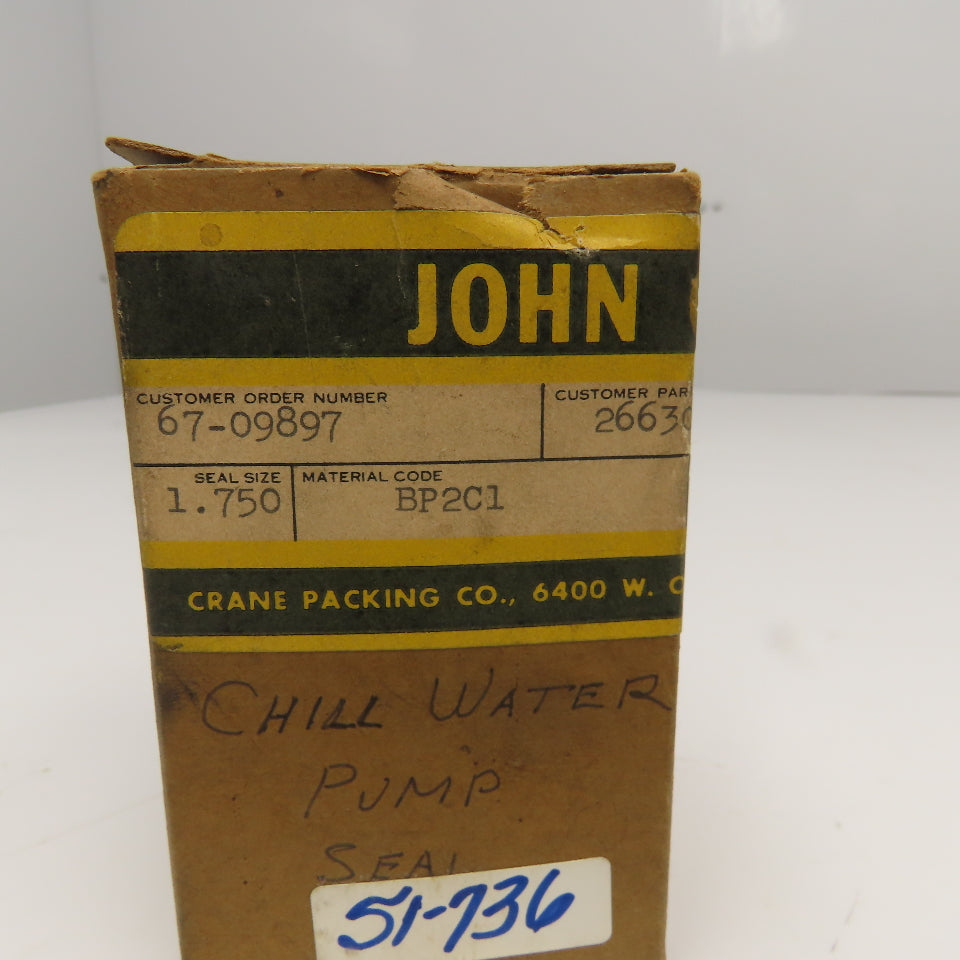 John Crane 2663044 1-3/4" Mechanical Pump Seal