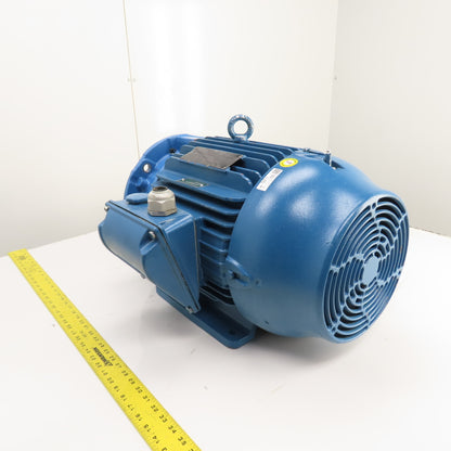 WEG 01818ET3Y180M-W22 25HP 18.5kW AC Electric Motor 460V 3PH 1777RPM 180M Frame