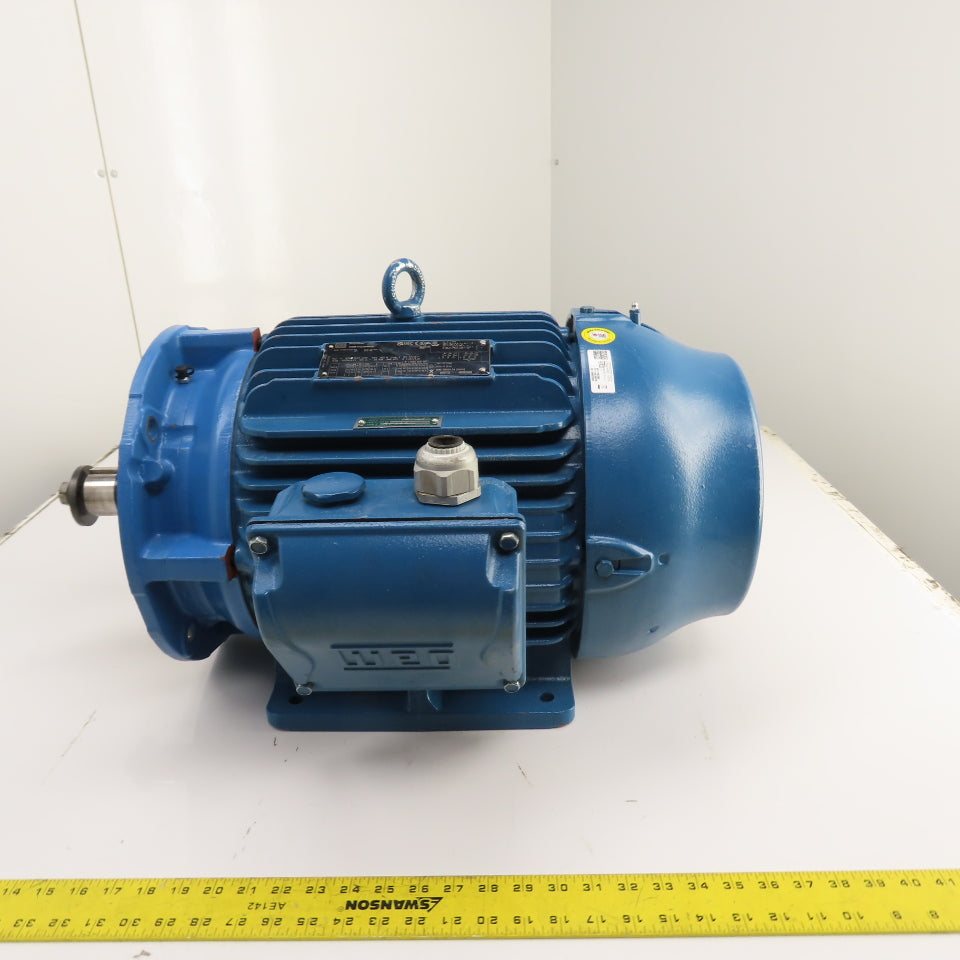 WEG 01818ET3Y180M-W22 25HP 18.5kW AC Electric Motor 460V 3PH 1777RPM 180M Frame