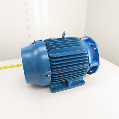 WEG 01818ET3Y180M-W22 25HP 18.5kW AC Electric Motor 460V 3PH 1777RPM 180M Frame