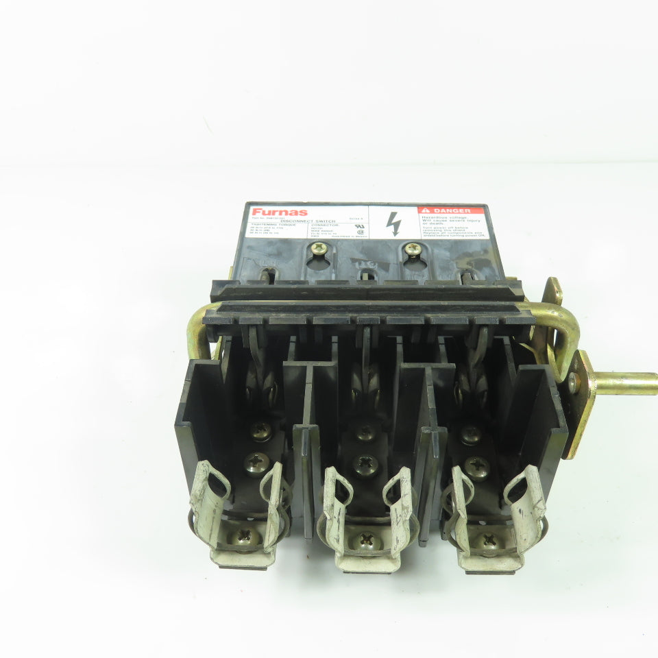 Furnas D46120-001 Series A Disconnect Switch 3-Pole Fusible