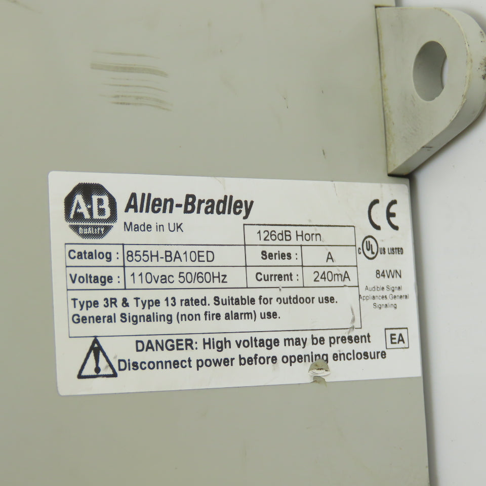 Allen Bradley 855H-BA10ED 126dB Ser A Horn Plastic Cover Only