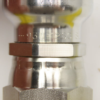 Parker 93N-12SC SL 3/4" ID Hose x 3/4" JIC Female Swivel Stainless Fitting