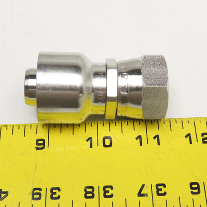 Parker 93N-12SC SL 3/4" ID Hose x 3/4" JIC Female Swivel Stainless Fitting