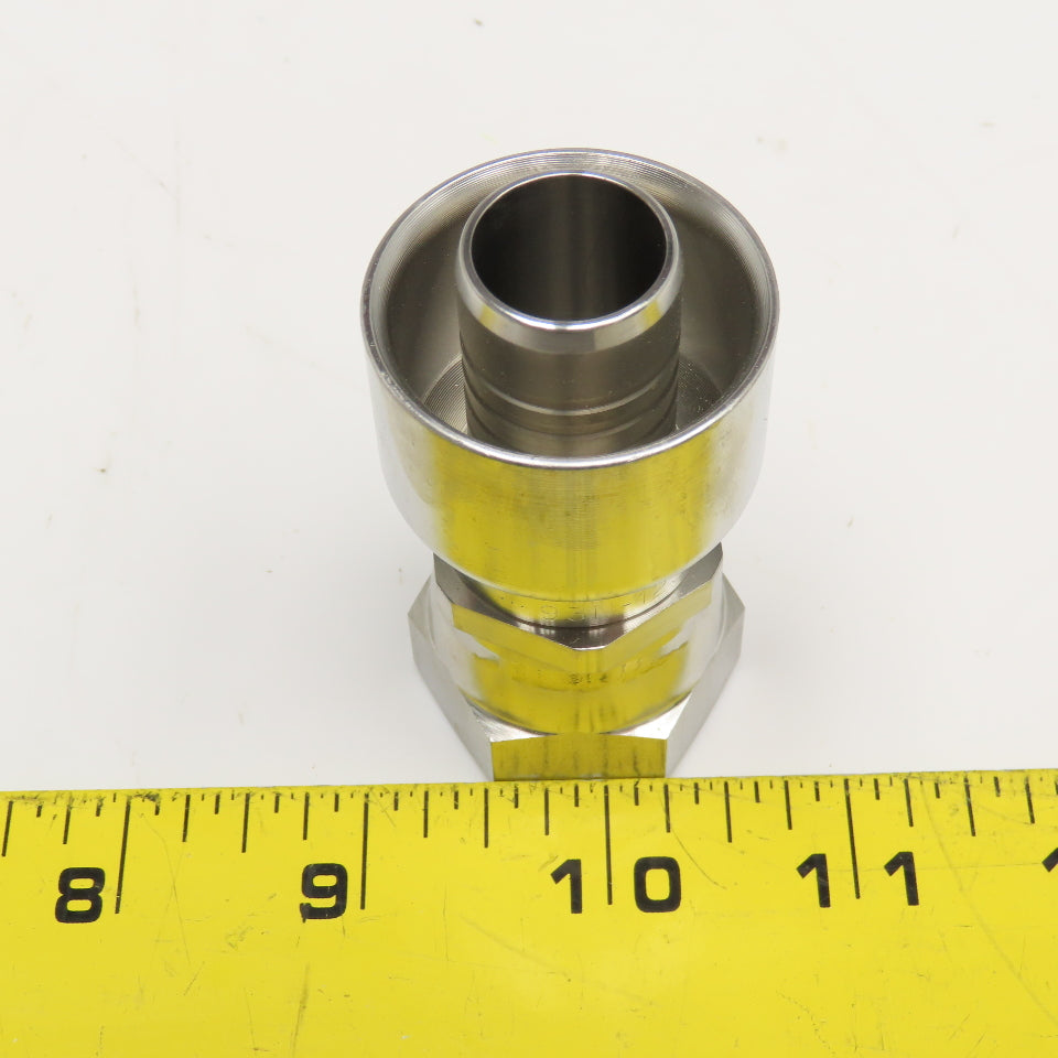 Parker 93N-12SC SL 3/4" ID Hose x 3/4" JIC Female Swivel Stainless Fitting
