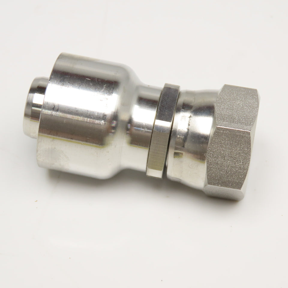 Parker 93N-12SC SL 3/4" ID Hose x 3/4" JIC Female Swivel Stainless Fitting
