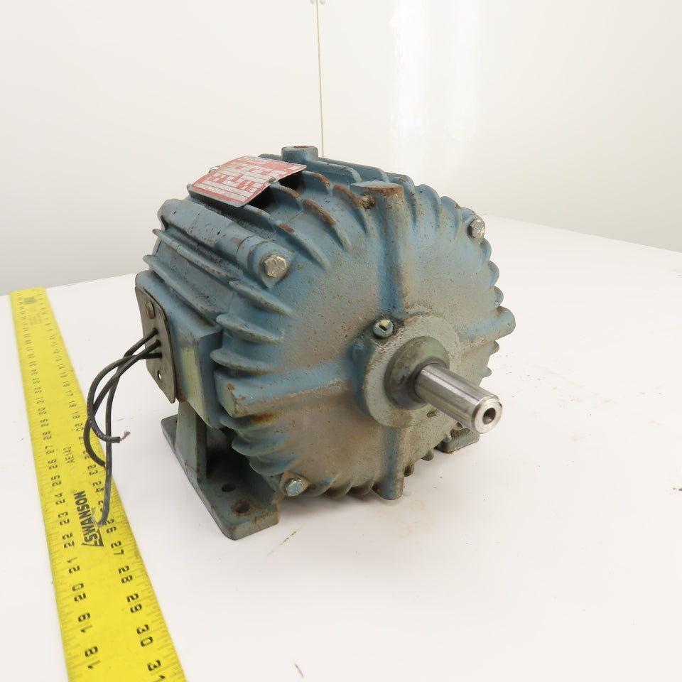 Delco 1G1454 1HP AC Electric Motor 460V 3PH 1155RPM 1.8A 184 Frame Tested