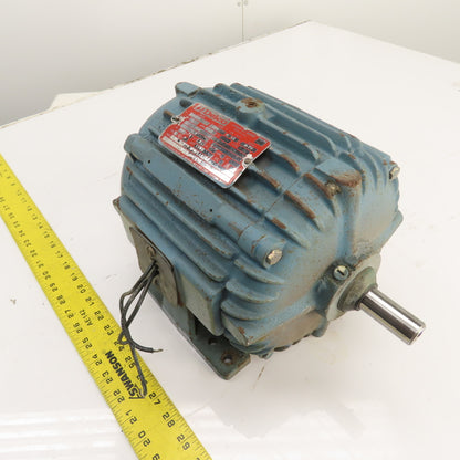 Delco 1G1454 1HP AC Electric Motor 460V 3PH 1155RPM 1.8A 184 Frame Tested