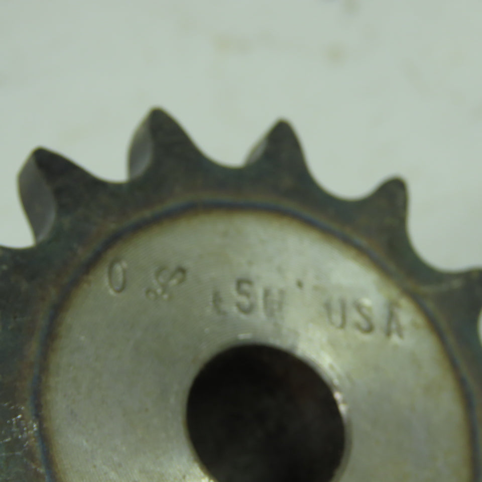 40 15H Double Strand Roller Chain Sprocket 15-Tooth 2-5/8" OD 1.4" Wide5/8" Bore