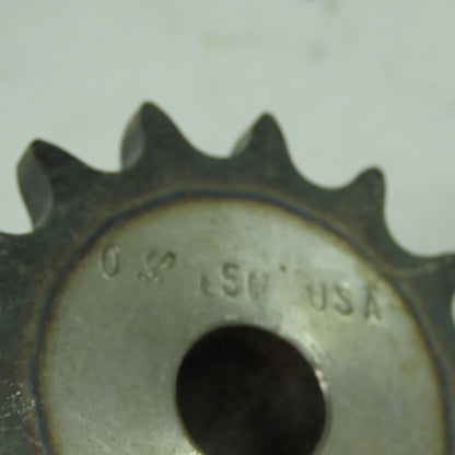 40 15H Double Strand Roller Chain Sprocket 15-Tooth 2-5/8" OD 1.4" Wide5/8" Bore