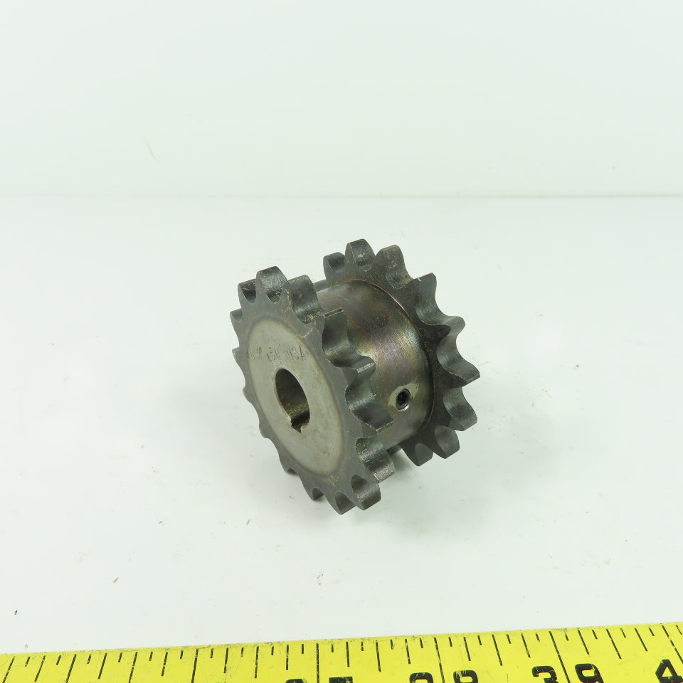 40 15H Double Strand Roller Chain Sprocket 15-Tooth 2-5/8" OD 1.4" Wide5/8" Bore