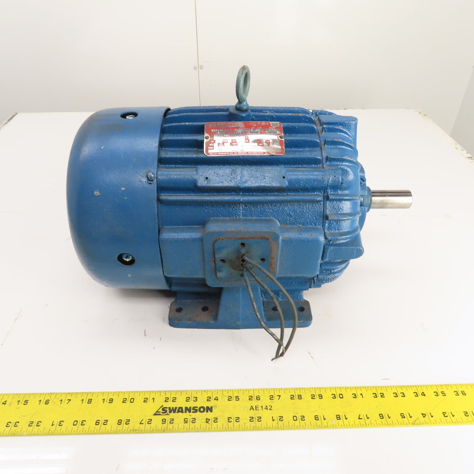 Delco 2G2404 2HP AC Electric Motor 460V 3PH 1175RPM 3.7A 213 Frame Tested