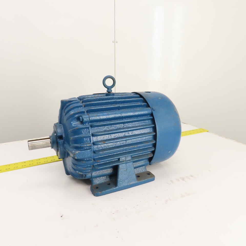 Delco 2G2454 3HP AC Electric Motor 460V 3PH 1170RPM 4.9A 215 Frame Tested
