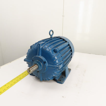 Delco 2G2454 3HP AC Electric Motor 460V 3PH 1170RPM 4.9A 215 Frame Tested