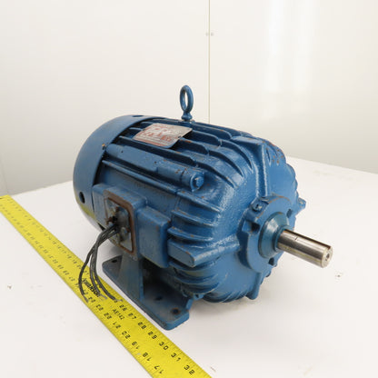 Delco 2G2454 3HP AC Electric Motor 460V 3PH 1170RPM 4.9A 215 Frame Tested