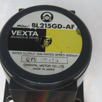 Vexta BL215GD-AF 15W 3000RPM Brushless DC Motor